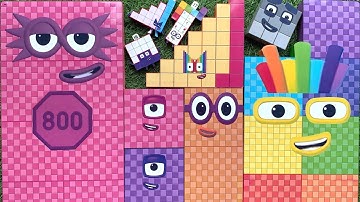 Looking for Numberblocks NEW 1985 Puzzle Tetris Space ASMR  | Numberblocks Satisfying Video