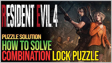 Combination Lock Solution Resident Evil 4 Remake