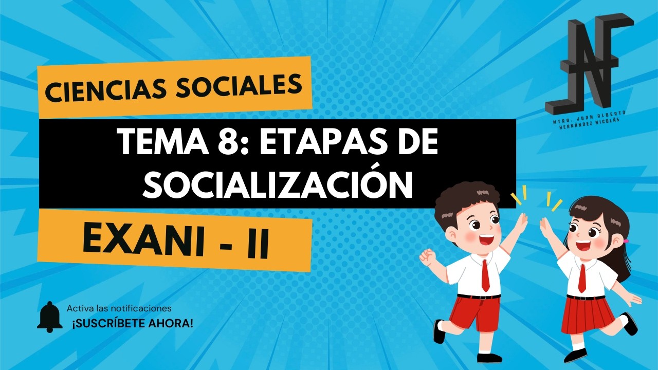 𝐄𝐭𝐚𝐩𝐚𝐬 𝐝𝐞 𝐬𝐨𝐜𝐢𝐚𝐥𝐢𝐳𝐚𝐜𝐢𝐨́𝐧. 𝐓𝐞𝐦𝐚 𝟖. 𝐂𝐢𝐞𝐧𝐜𝐢𝐚𝐬 𝐒𝐨𝐜𝐢𝐚𝐥𝐞𝐬. 𝐄𝐗𝐀𝐍𝐈 - 𝐈𝐈.