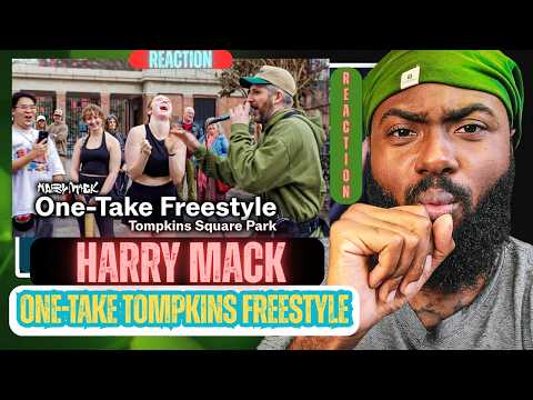 Harry Mack - One Take Freestyle (Tompkins Square Park) | FIRST TIME REACTION