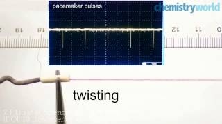 Super-elastic wire stretches without losing power