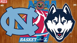 North Carolina vs UCONN Jimmy V Classic College Basketball Live Game Stats & Chat screenshot 2