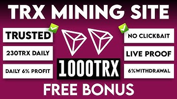Best Tron (TRX) cloud mining website | TRX Mining Today | TRX Mining Site | TRX Mining | Tron Mining