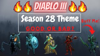 My Thoughts on the Season 28 Patch Notes - Diablo III