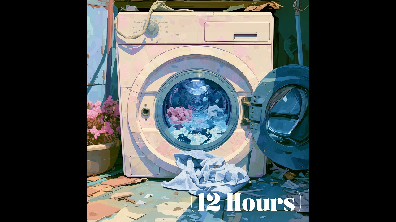 Washing Machine Sounds for Sleep 🫧 Deep Steady Rhythm | Sleep Sound (12 Hours)