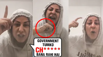 Hard Kaur ANGRY On Indian Government, Uses ABUSIVE Language On Camera
