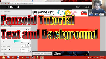 Panzoid Tutorial - Text and Background