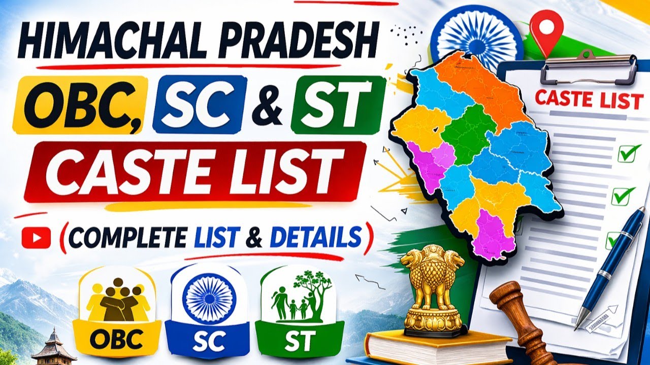 Himachal Pradesh obc sc st Caste list | himachal caste list in india ...