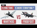 A10 Warthog vs SU25 Frogfoot - Flying Tank Comparison