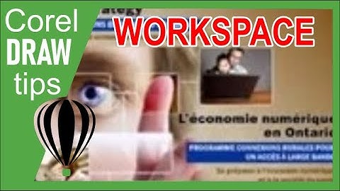 Coreldraw workspace