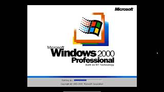 Microsoft Windows 2000 Professional Install Timelapse