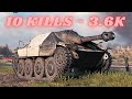 This is a BEAST of a tank Jagdpanzer 38(t) Hetzer  10 Kills 3.6K Damage World of Tanks Replays