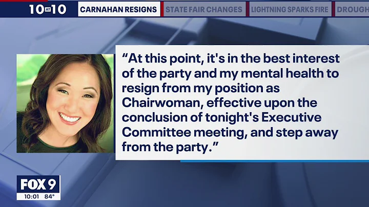 Jennifer Carnahan resigns as Minnesota GOP chairwo...