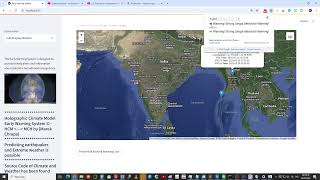 2025 05 26 00 56 Earthquake Extreme weather warning Holographic Climate Model Myanmar