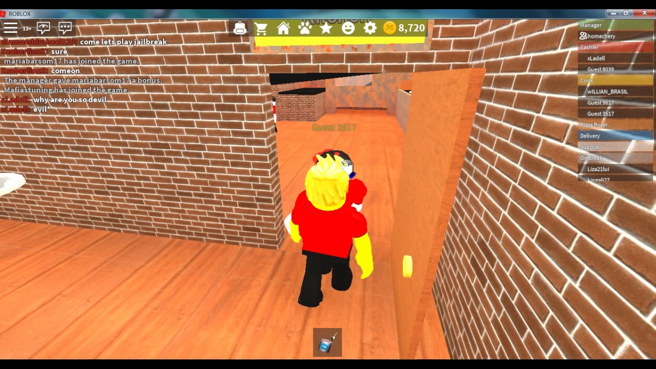 roblox work at a pizza place pizza frenzy