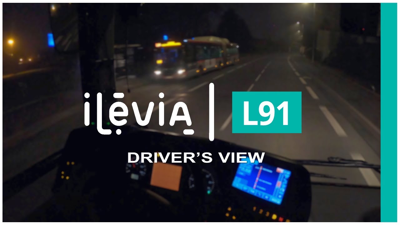 🇫🇷 ⸱ [4K | Driver's View] Lille - Liane 91 - Ilévia - De Halluin à Lille  à la pace du conducteur !