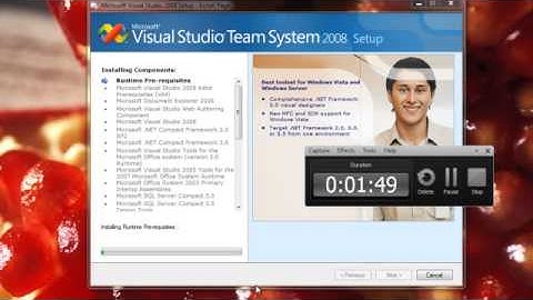 Visual Studio 2008  Setup and Update