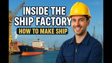 Inside the  Ship Factory: How Massive Ships Are Built Step by Step