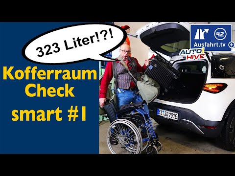 Kofferraum-Check: smart #1  - was passt in den Kofferraum? Fahrrad? Leiter? Koffer? Taschen?