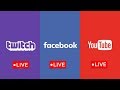 Go live with prerecordeds on facebook youtube twitch and twitter 2019