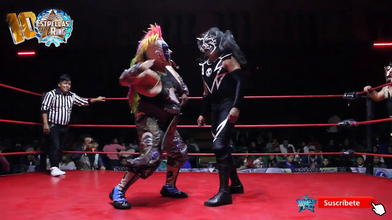 Mini Psycho Clown y la Parkita vs Mini Psicosis y Mini Histeria en la Arena Neza