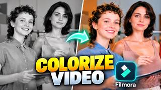 How to Colorize Black & White Videos in Filmora 15 | AI Colorize Tutorial