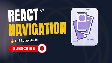 🔥 React Navigation v7 Full Setup Guide (2025) | Easy Navigation in React Native