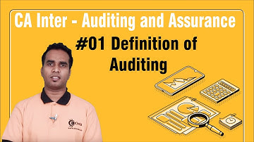 Definition of Auditing - Introduction to Audit - Auditing and Assurance