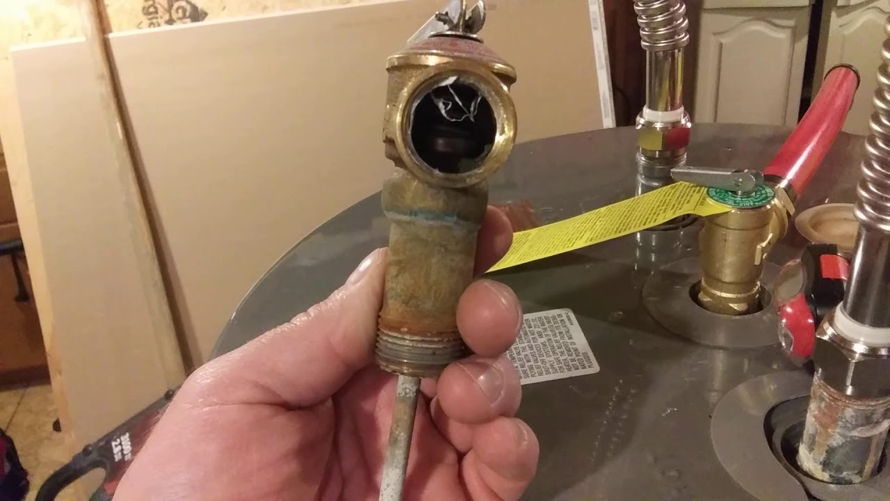 T&P Valve on Tank Water Heaters YouTube