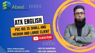 ACCA ADVANCE TAXATION (ATX) | PSC IRS 35 SMALL,MEDIUM AND LARGE CLIENT | SEP 2024 | FINANCE ACT 2023