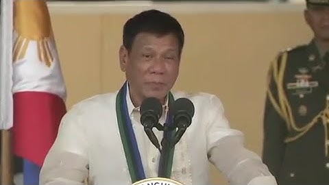 FULL SPEECH  President Rodrigo Duterte on AFP Change of Command at Camp Aguinaldo July 1 2016