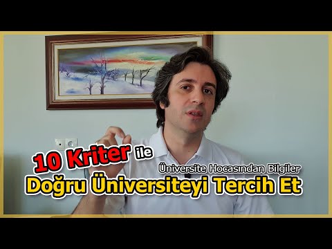 10 Dakikada 10 Kriter ile En İyi Üniversite Tercihini Belirle