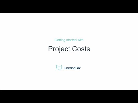 FunctionFox: Getting Started with Project Costs