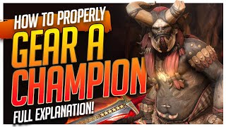 RAID | How to PROPERLY gear a champion!