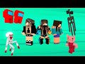 HEROBRINE SISTERS, AMONG US, SIREN HEAD, BAD PIGGY, SCP-096 (4 in 1) - MINECRAFT ANIMATION