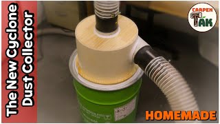 New Cyclone Dust Collector / Woodworking Essentials / Homemade / DIY