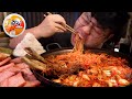 SUB 갈비육개장먹방 사발면 넣고 후루룩 대박 레전드 먹방 yukgaejang mukbang Legend koreanfood eatingshow asmr kfood cook