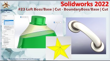 #23 Tự Học Solidworks 2022 - Lệnh Loft | Boundary Boss/Base-Cut