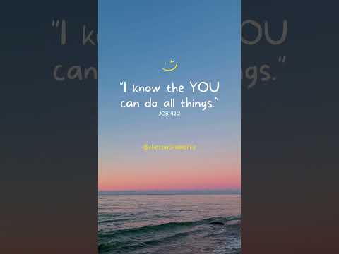 Exploring Job 42:2: A Verse to Live By 1 YouTube video thumbnail