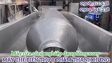 MÁY RỬA CÔNG NGHIỆP DẠNG LỒNG XOAY - MÁY RỬA LỒNG XOAY ĐA NĂNG