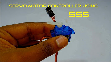 Servo motor controller using 555