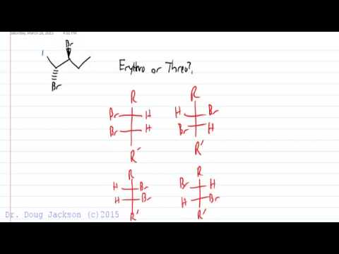 Erythro and Threo Stereoisomers