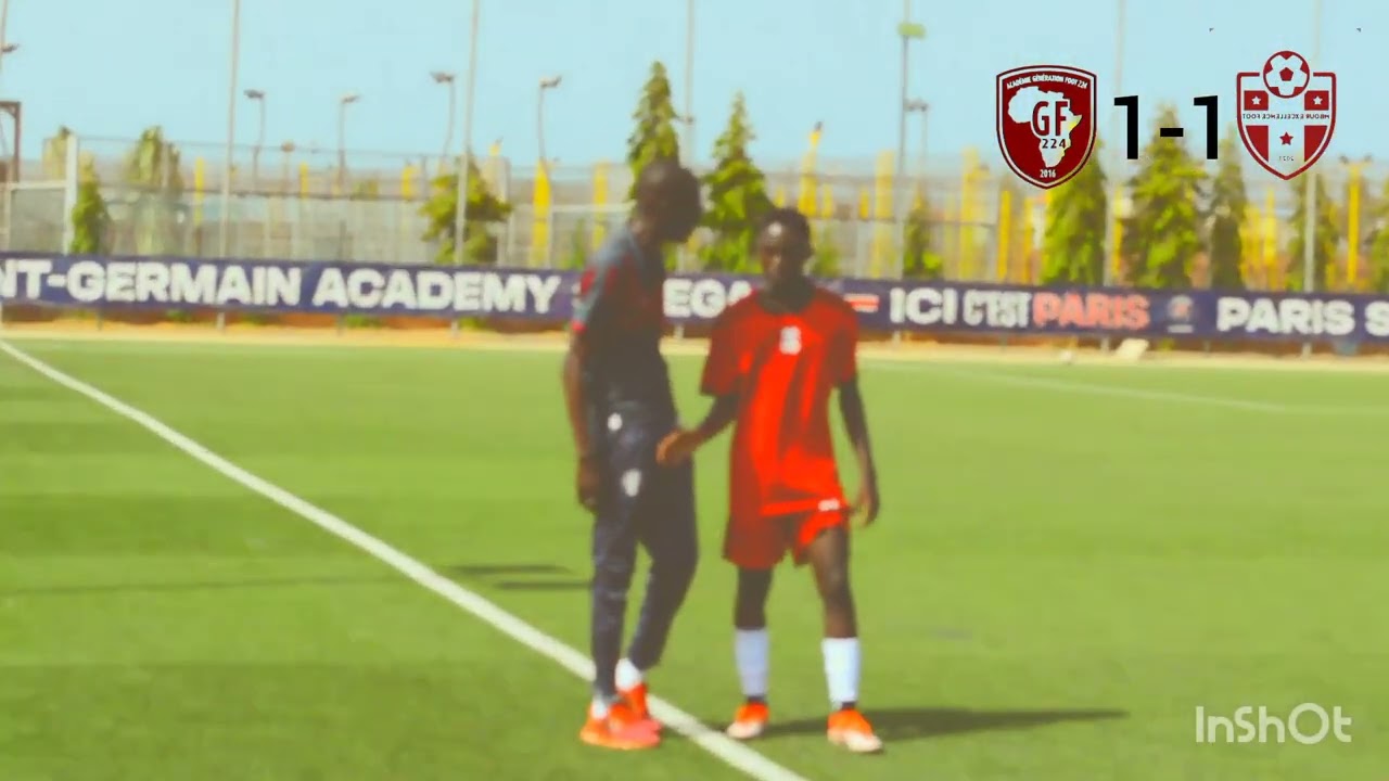 Résumé 1 Match tournoi paris académy ( Mbour Excellence Foot  Vs. Génération foot  (. 1-1 )