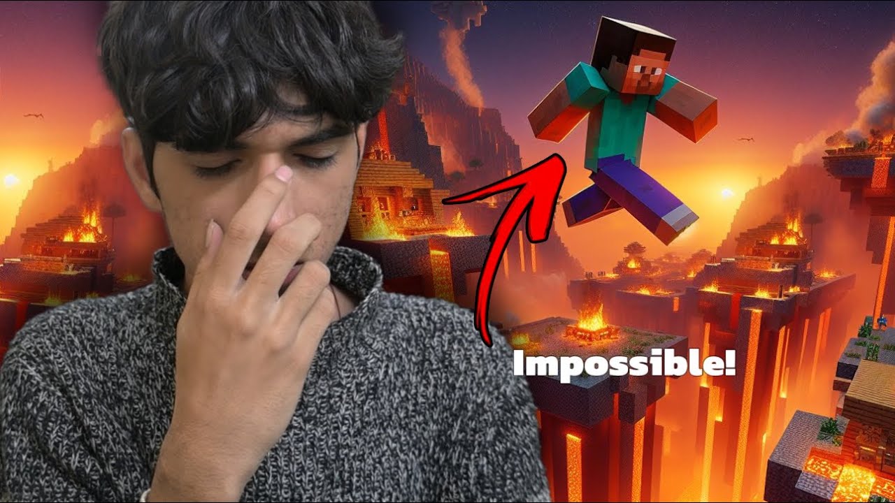Doing Impossible PARKOUR in MINECRAFT