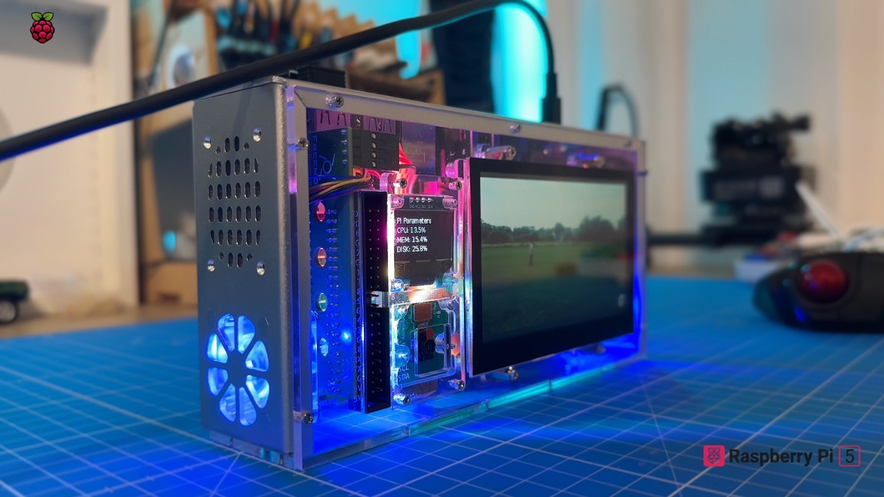 Raspberry Pi 5: Case build Freenove FNK0100