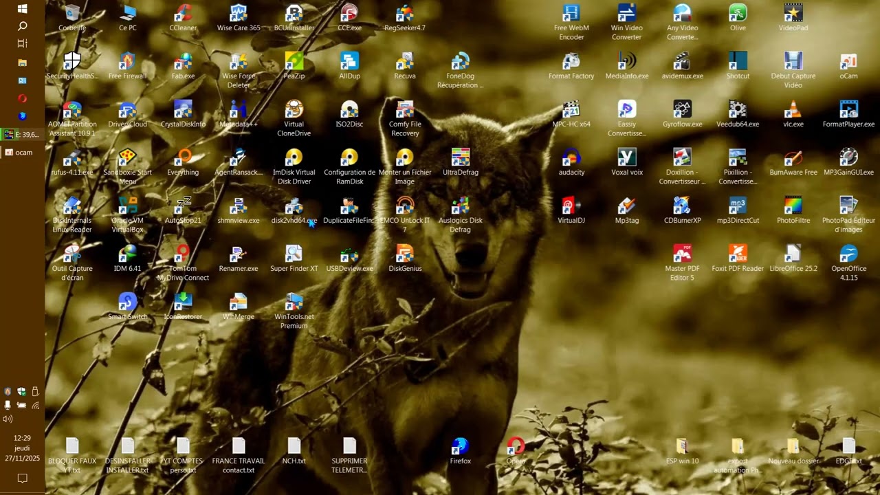 DiskGenius créer l' image iso du logiciel pour ventoy ect ...