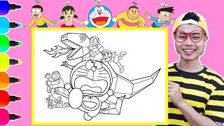 Coloring Doraemon Nobita's Chronicle Of The Moon Exploration Coloring Page  World of Colors