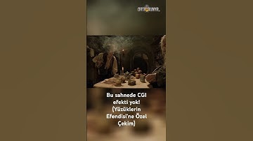 Bu sahnede CGI efekti yok! (Yüzüklerin Efendisi