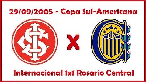 29/09/2005 - Internacional 1x1 Rosario Central (ARG)
