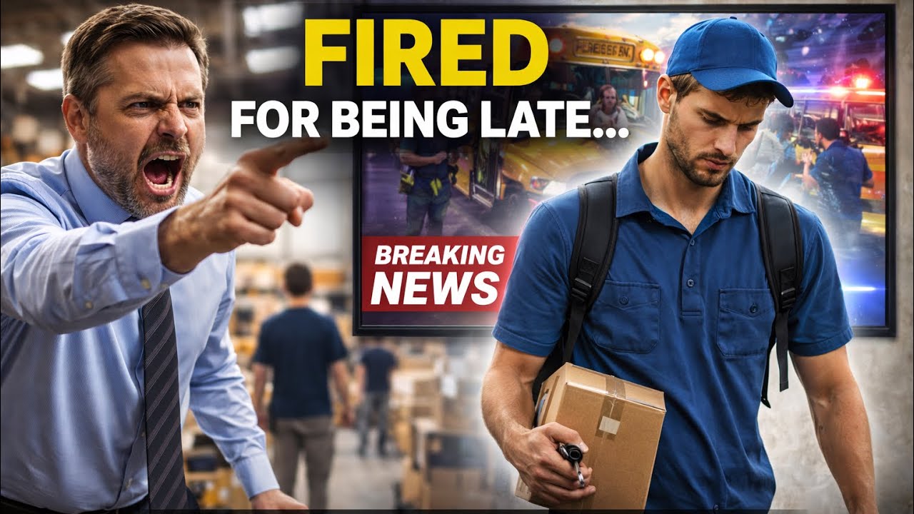 They Fired the Delivery Driver for Being Late… Minutes Later He Was on the News